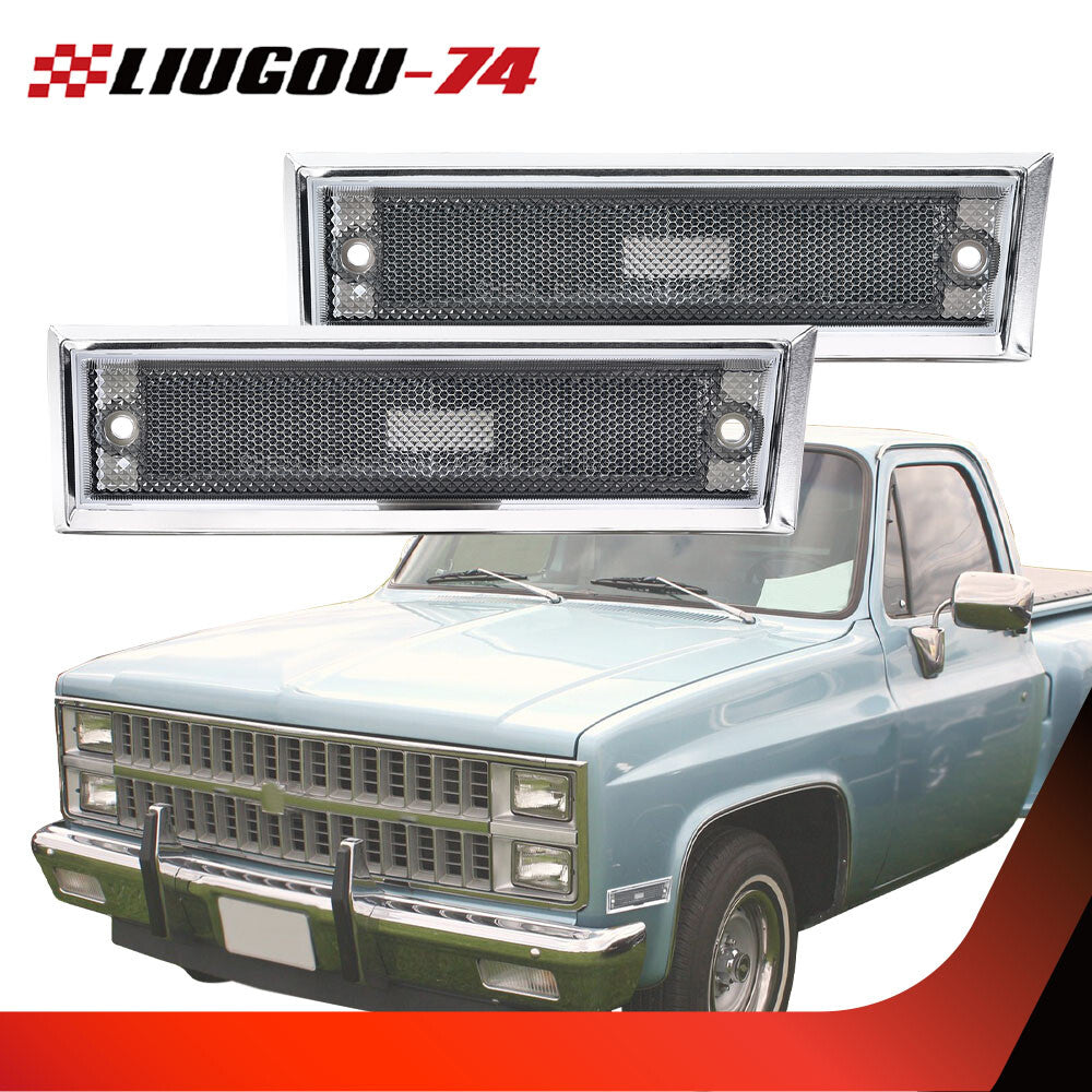 A pair of front signal side marker lights fit 2081-91 Gimcheon pickup trucks.