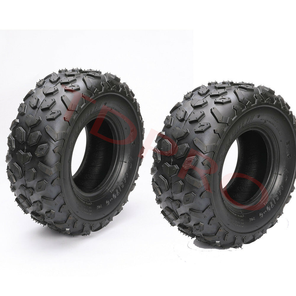 2-pack 145/70-6 tubeless all-terrain vehicle tires, 145x70x6 four-wheel go-karts, Taotao Kazuma LT50