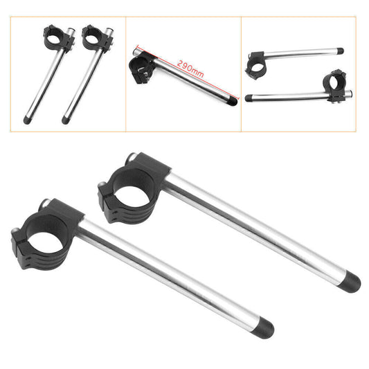 Clip-On Handlebars 41MM Fork Tube handbar for Suzuki GSX750F for Honda Black