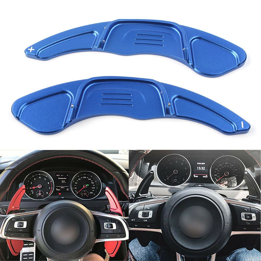 Car Steering Wheel Paddle Shifters Extension Fit for VW for GOLF 7 2015- R MK7 2PCS