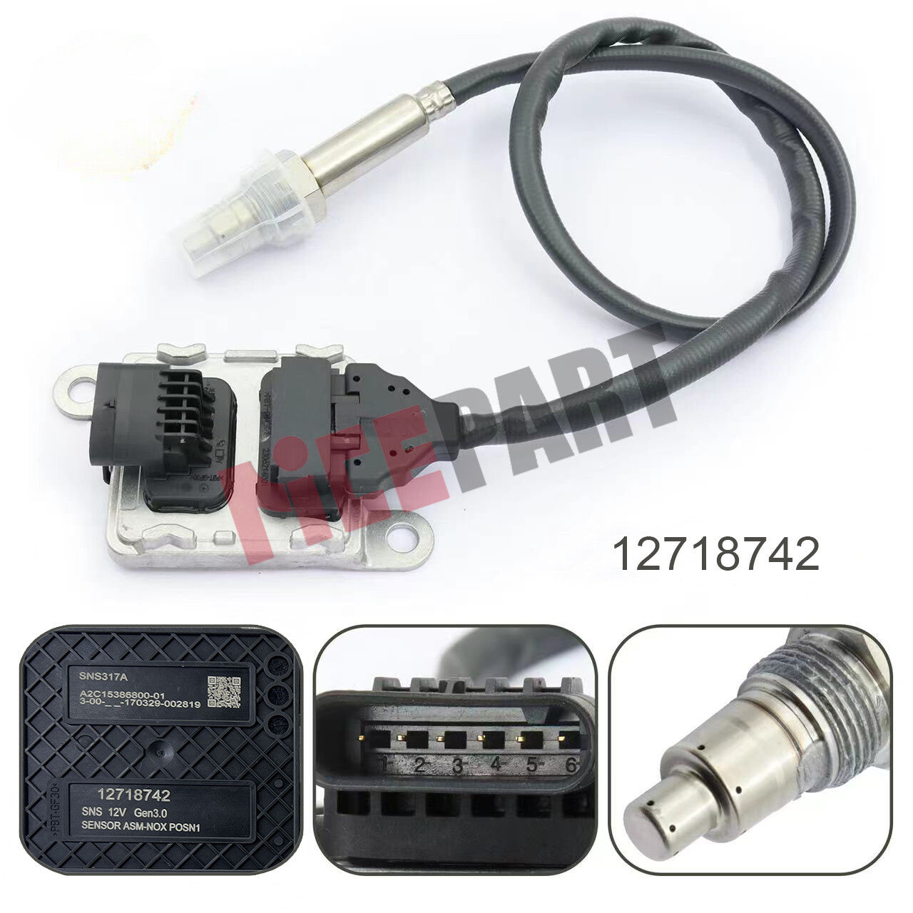 12718742 Nitrogen oxide sensor compatible with mainland China's GM 17-19 for Sierra Silverado