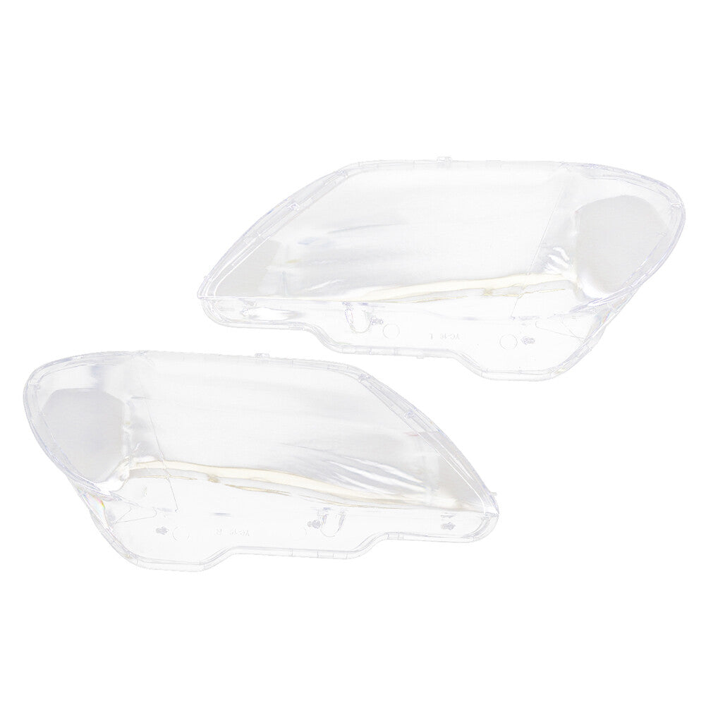 Front Headlight Lamp Shade Cover Pair for BMW 7 Series E65 E66 2005-2008 Clear
