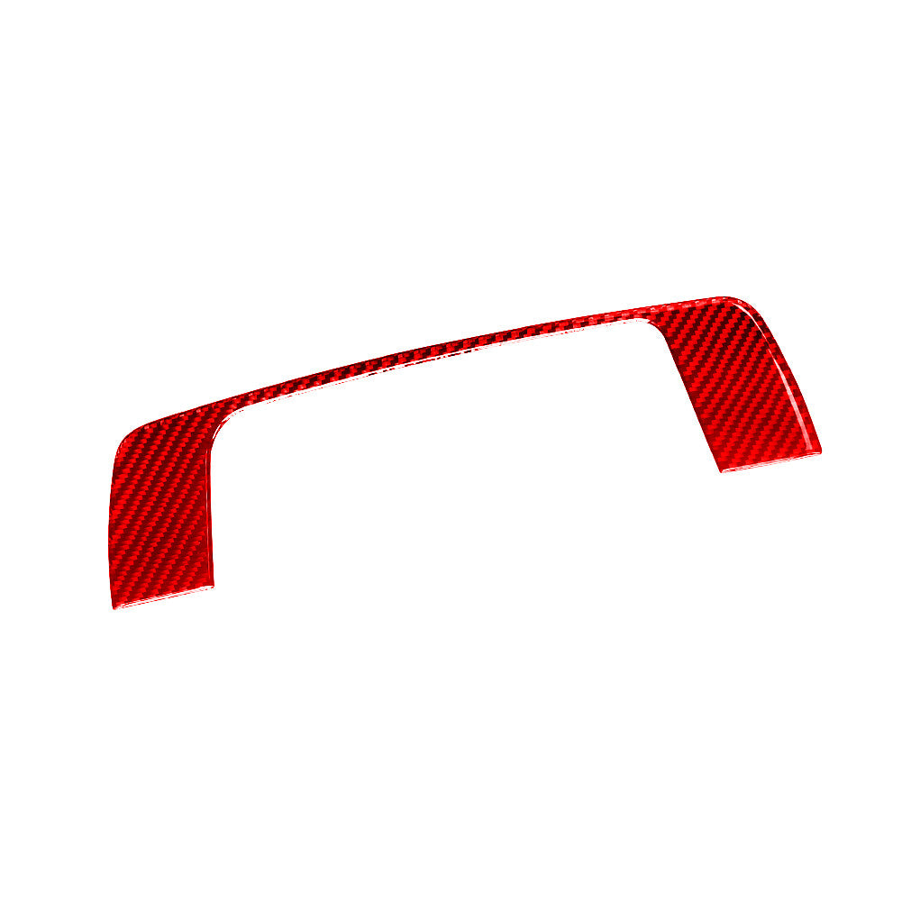 Red Carbon Fiber LCD Screen Above Frame Cover Trim for Nissan Altima 2019-2022