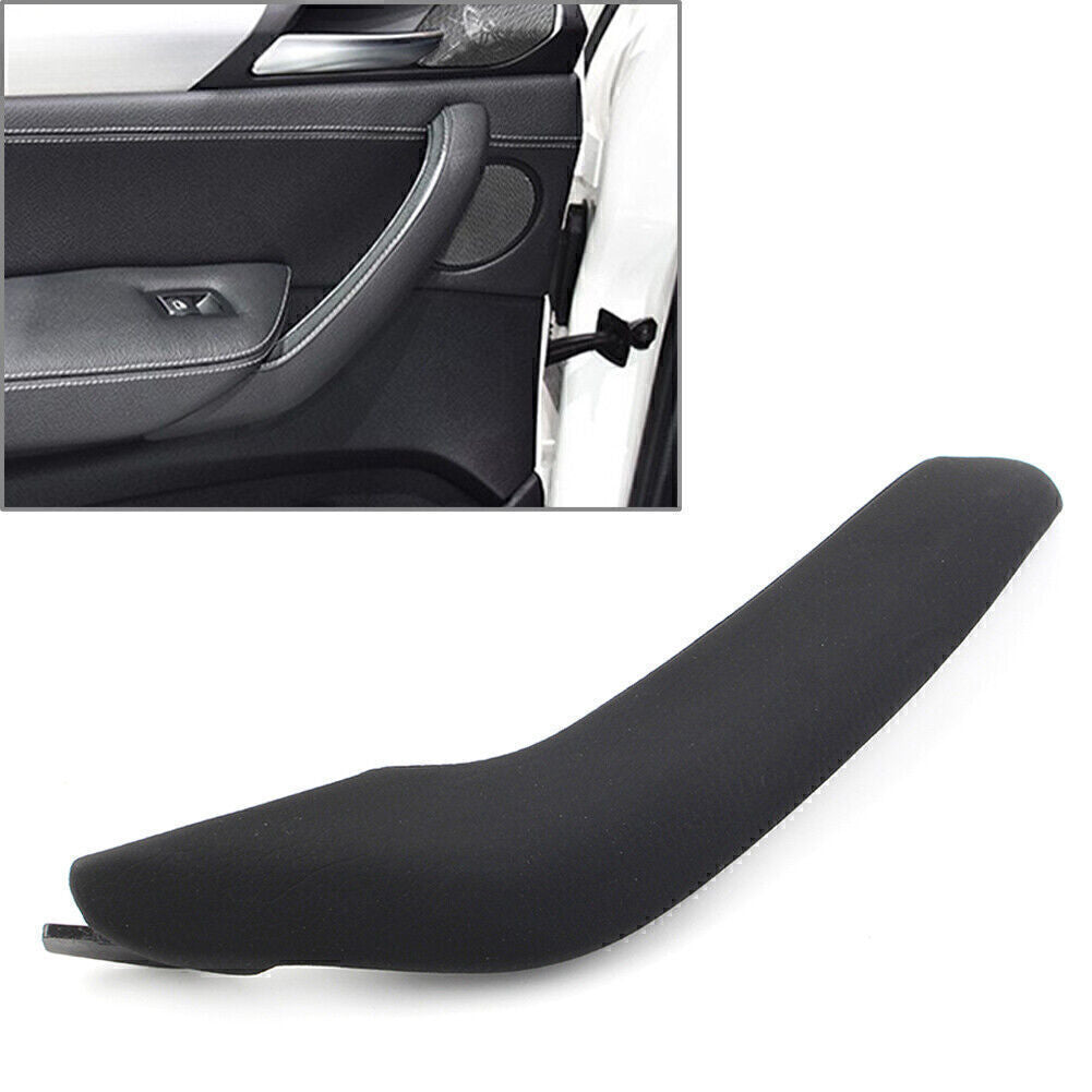 for BMW X3 X4 F25 F26 10-17 Black Car Left Inner Door Pull Handle Trim Cover