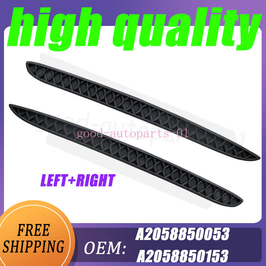 Two rear bumper ventilators on the left and right sides fit the for Mercedes-Benz W205 C-Class.