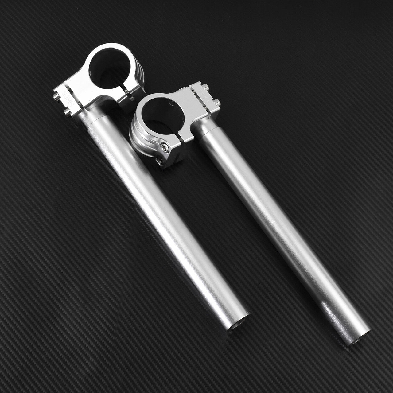 Universal 1 39mm Clip-On Handlebars Fit for Harley Bobber Cruiser Racer Chrome