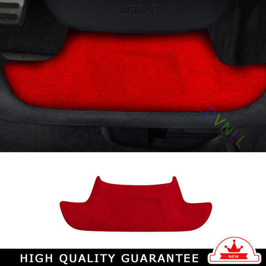 Steering Wheel U Type Cover Trim Inner for Chevrolet Camaro 2016-2020 Red Suede