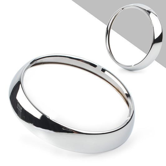 Headlight Trim Ring Cover Chrome Fit for Harley Touring Road King Electra Tri Glide