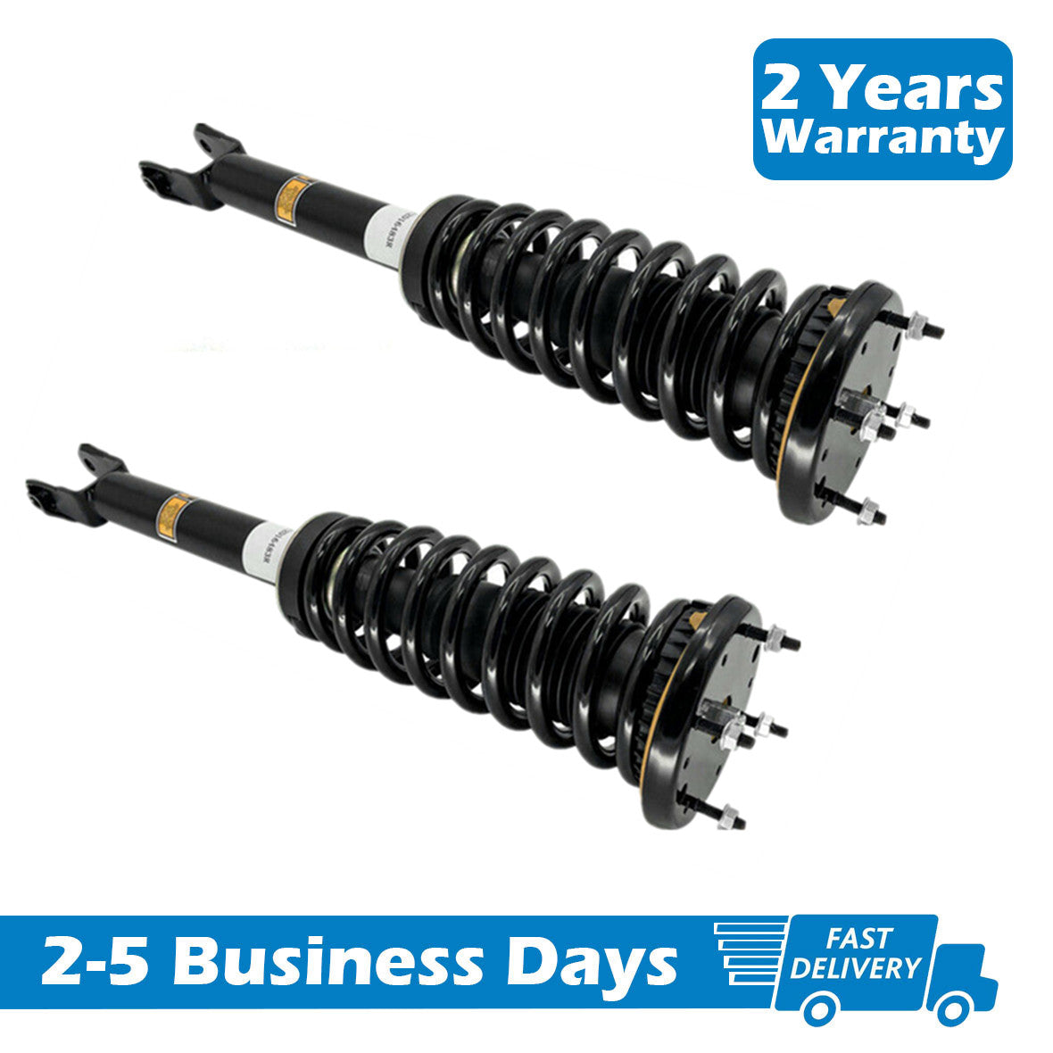 Pair Front Shock Coil Spring Struts Fit for Jaguar X351 XJ XJR XJR575 RWD 2010-2019
