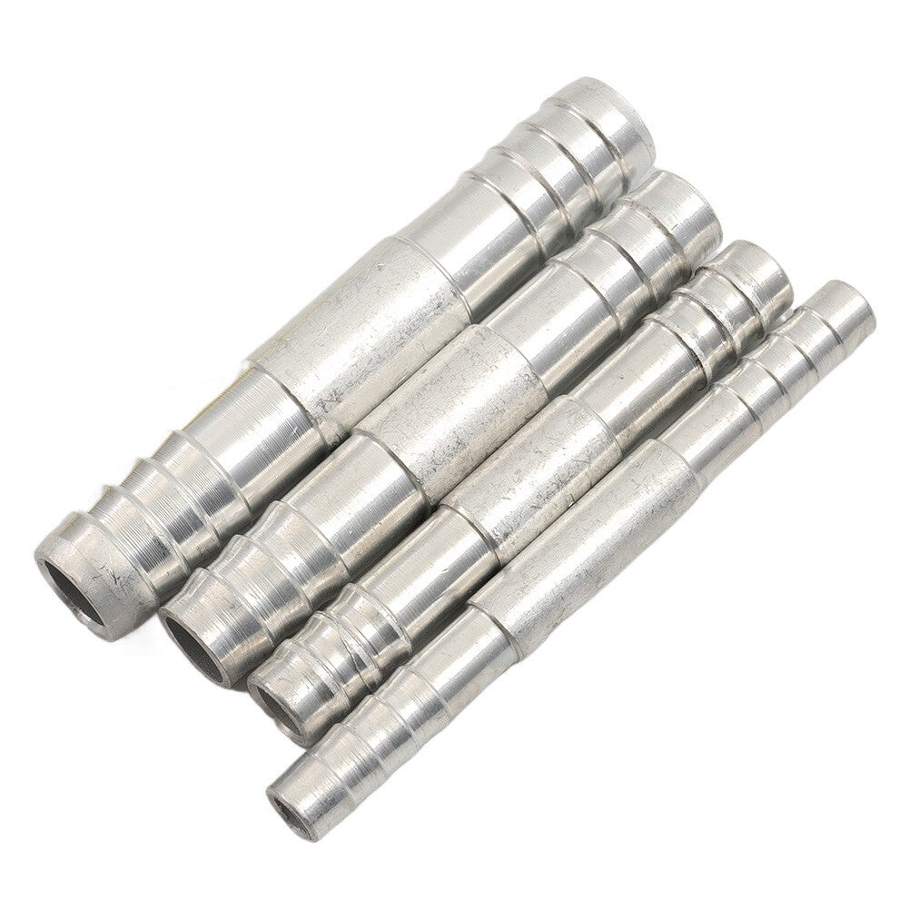 A/C Hose Barb Straight Splice Push-In Fitting Aluminium 6/8/10/1