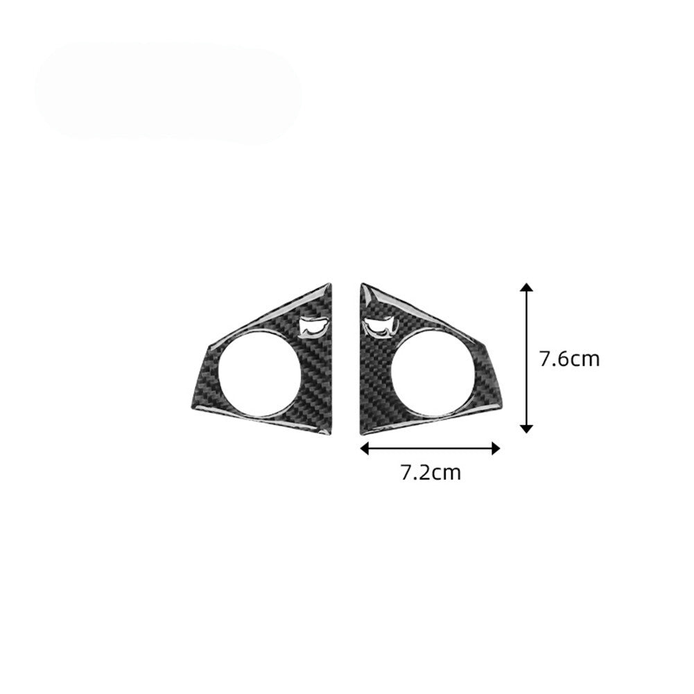 Carbon fiber steering wheel button trim for Mercedes-Benz M-Class W164 2006-2011