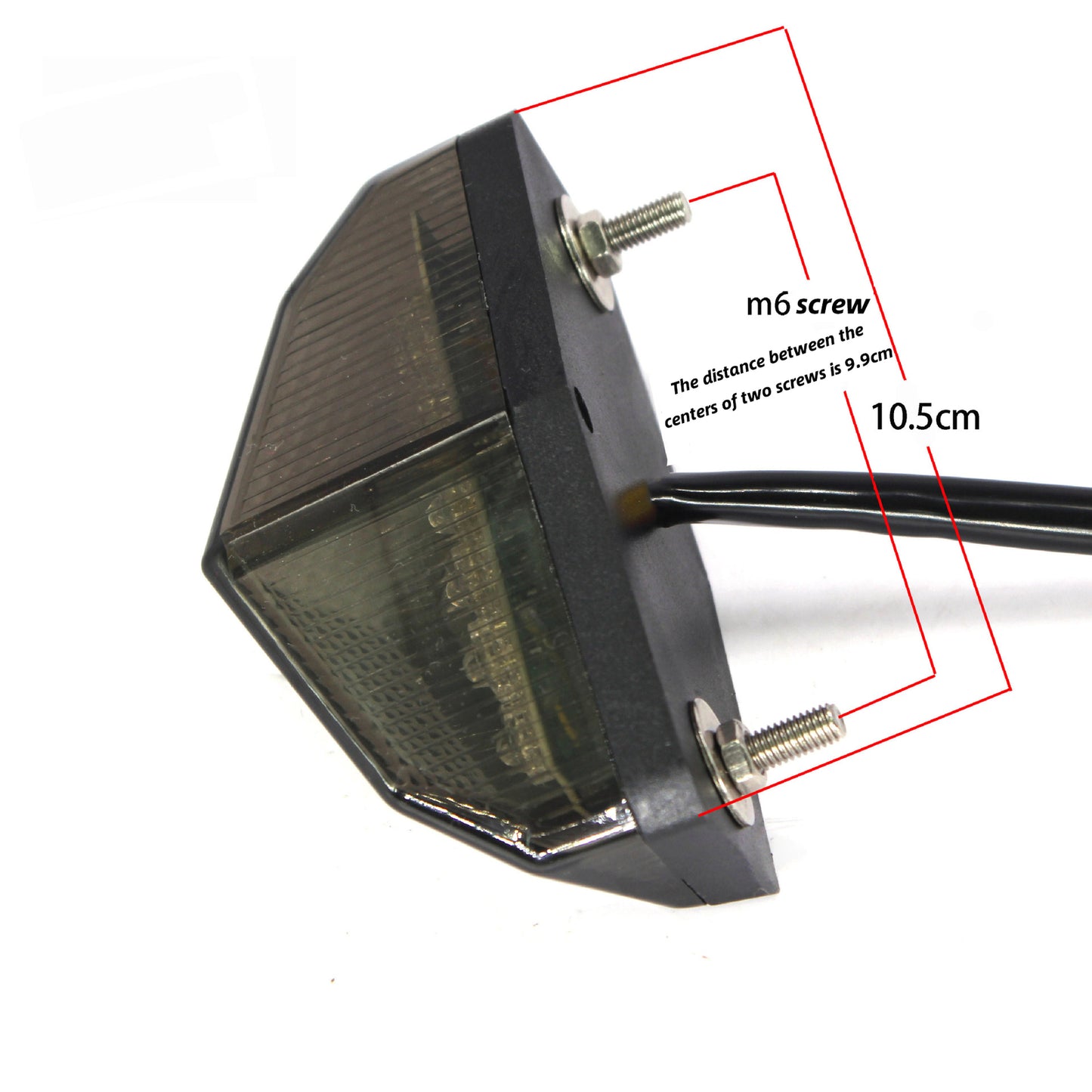 LED Rear Lamp Tail Light License Plate Holder Motorcycle Fit for Kawasaki KLX230