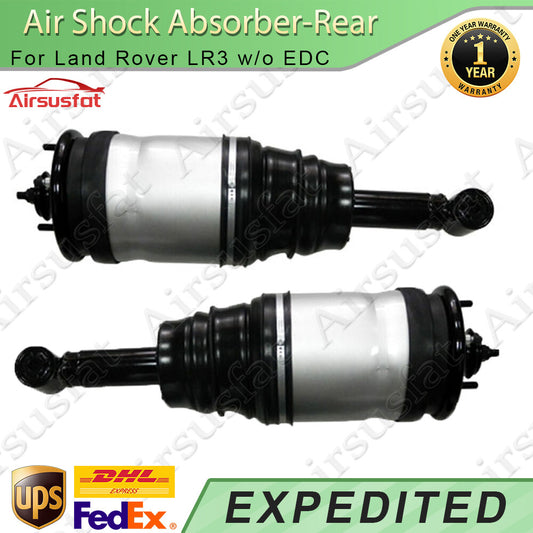 2x Rear Air Suspension Shocks w/o EDC Fit for Land Rover Discovery LR3 LR016402