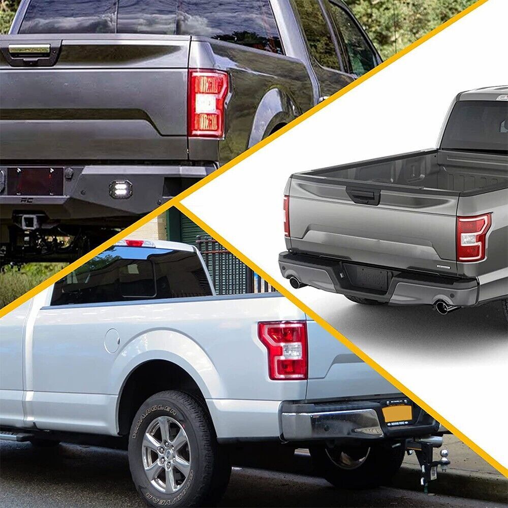 Fit For 2018-2020 for Ford F150 F-150 LH+RH Red Rear Tail Lights Replacement