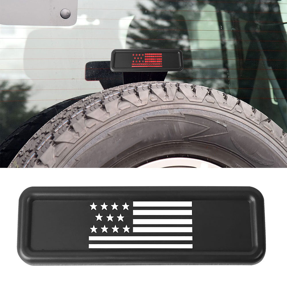 Third Brake Light Cover for Jeep for Wrangler JK 2007-2017 Lamp Accessories US Flag