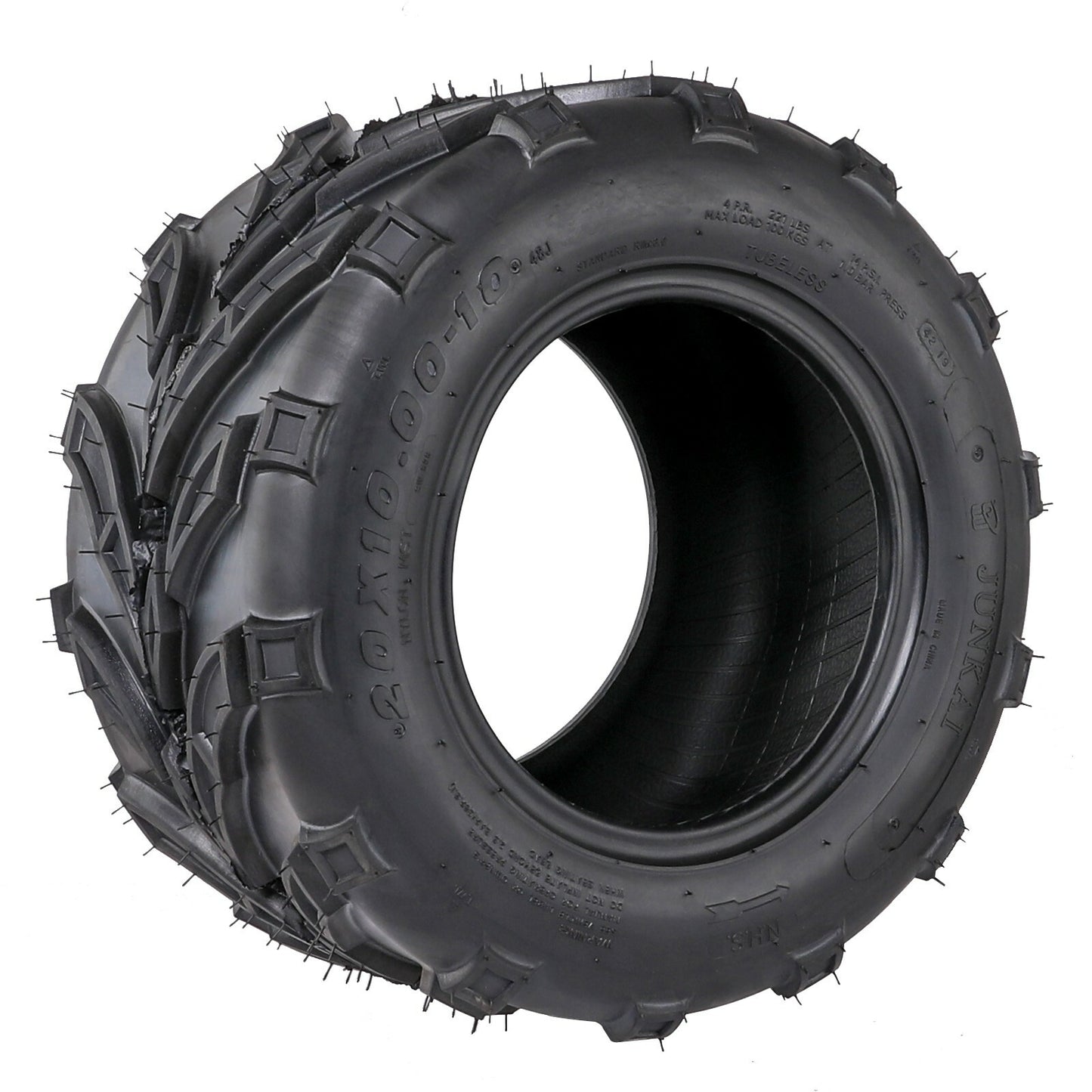 2-pack of 20x10.00-10 tubeless tires suitable for Yamaha , for Honda ATV, UTV, and four-wheel go-karts.