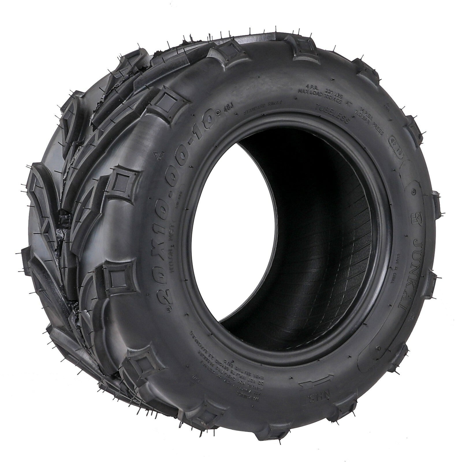 2-pack of 20x10.00-10 tubeless tires suitable for Yamaha , for Honda ATV, UTV, and four-wheel go-karts.