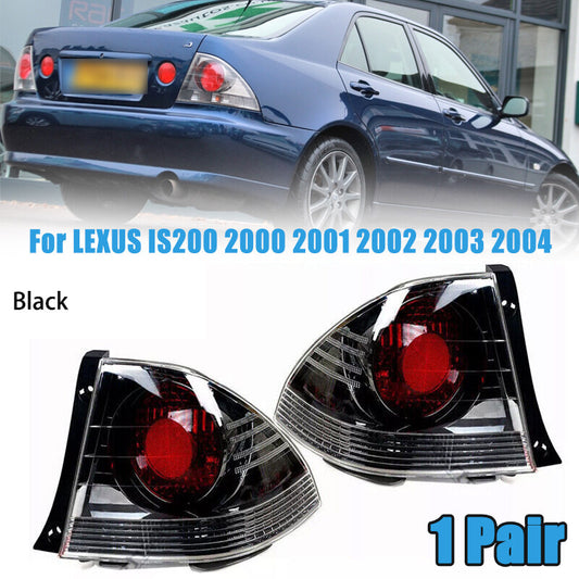1 Pair Rear Side Tail Light Brake Lamp Without Bulb For 2000-2004 for LEXUS IS200