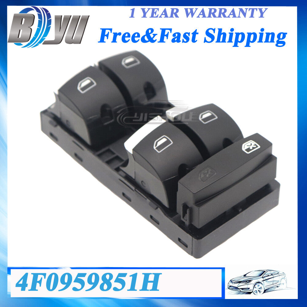 Electric Master Power Window Switch 4F0959851H for Audi A3 8P1 S3 Q7 4LB