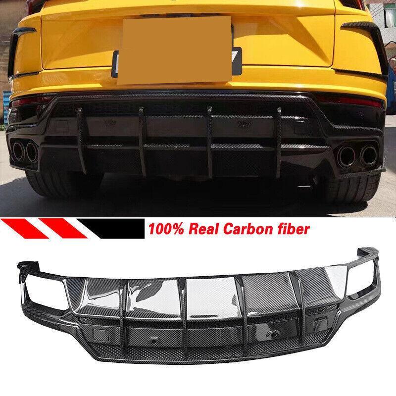Carbon fiber rear diffuser replacement for Lamborghini Urus 2018 - 2023