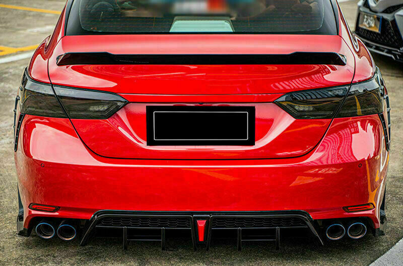 for Toyota for Camry SE/XSE 2018-2023 Glossy Black Rear Bumper Lip Diffuser Body kit