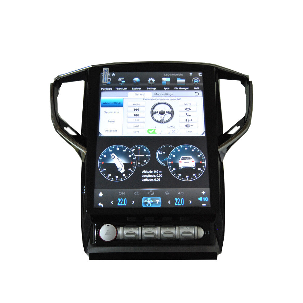 Android 9.0 Vertical Screen 4+64GB Car GPS Radio for Maserati Ghibli 2014-2019