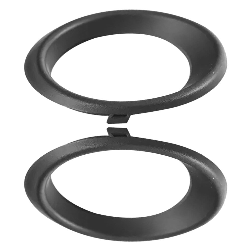 2Pcs For C-Class W204 Front Left+Right Side Fog Lamp Ornamental Molding Black