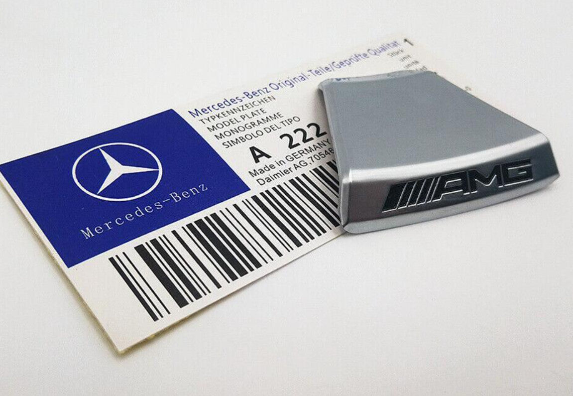 AMG Emblem For AMG 20192022 Steering Wheel Squared Base Badge New