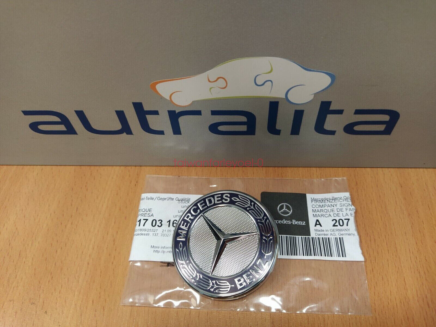 front grille badge logo for MERCEDES CLK CLS E GLK ML SL 2078170316