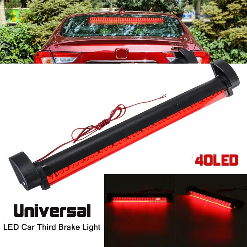 40LED Third Brake Lights Car LED Bar Rear Parking Signal High Mount Stop Light