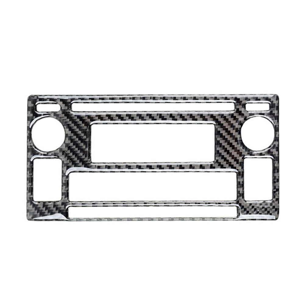Carbon Fiber Interior Radio Console Cover Trim for Subaru Forester 2009-2013