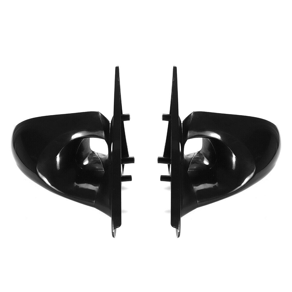 Pair Manual Rear View Side Mirror Fit for Honda for Civic EG EX 2Dr 1992-1995 Black