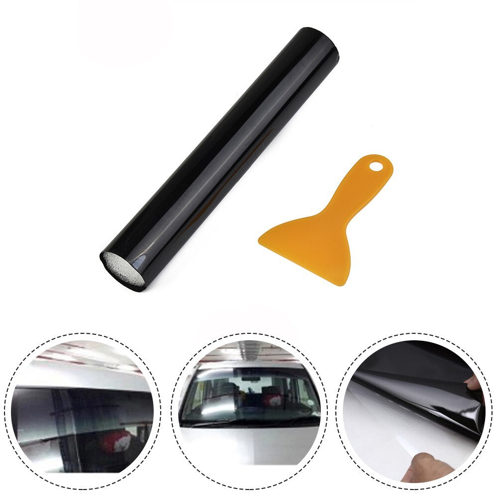 Windscreen Black Transparent Solar Film, UV Protection, Sunshade, 20150 cm - Replacement Part
