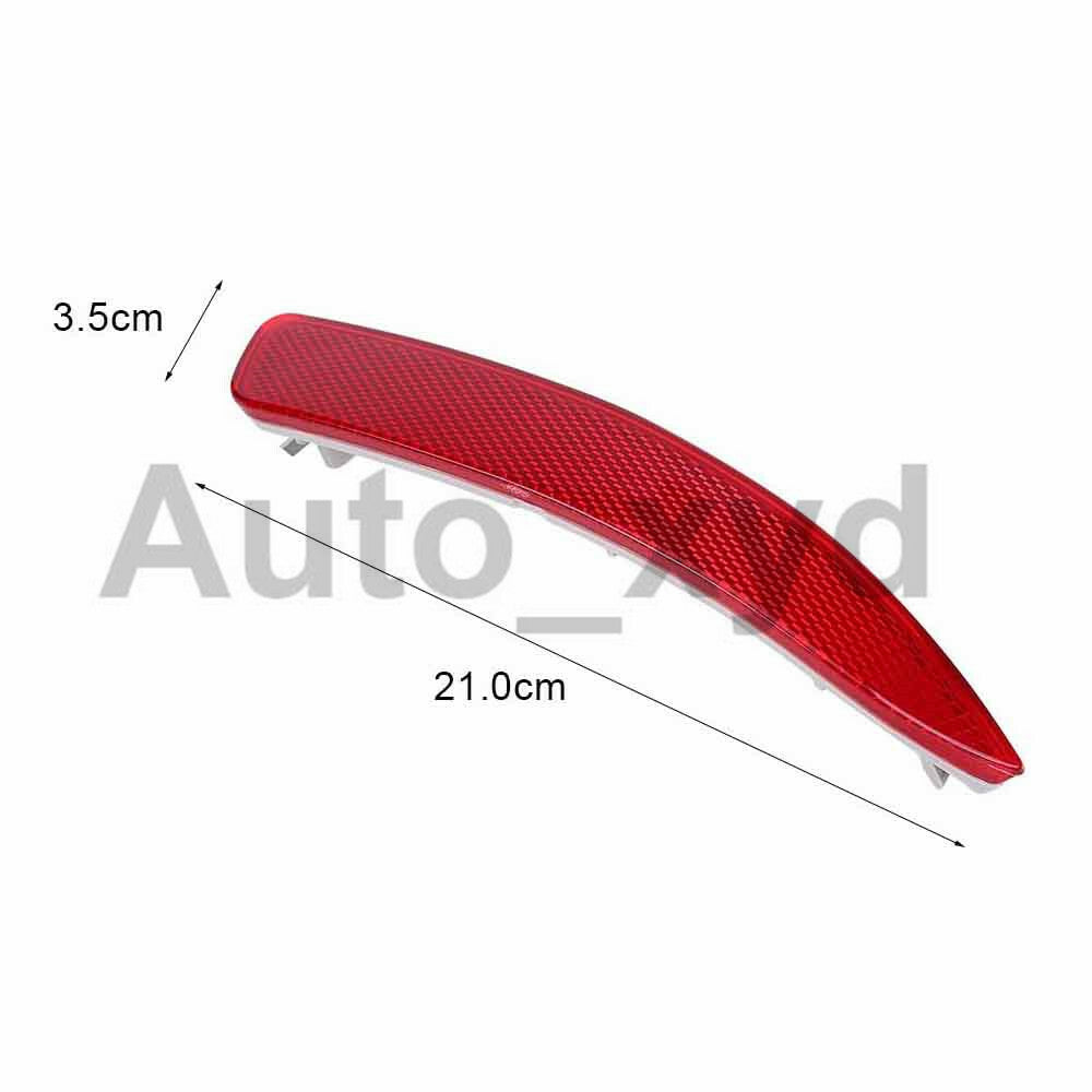 The red left rear bumper reflector light applies to for BMW X5 E70 2006 - 2010 (July 8th - September 9th).