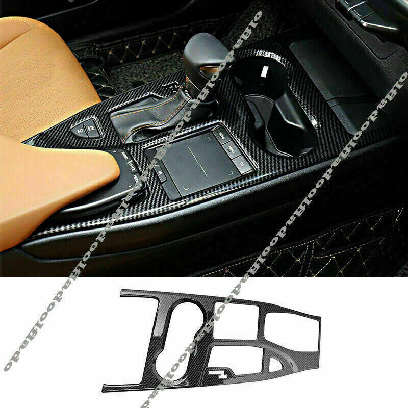 for Lexus UX200 250h 2019-22 Carbon Fiber Central Console Gear Shift Panel Trim