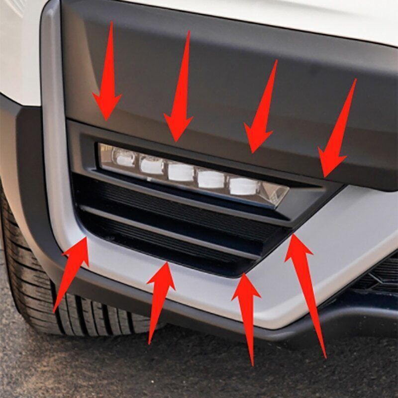 Left Front Bumper Fog Light Cover Fog Lamp Frame for Honda CR-V CRV 2020-2022