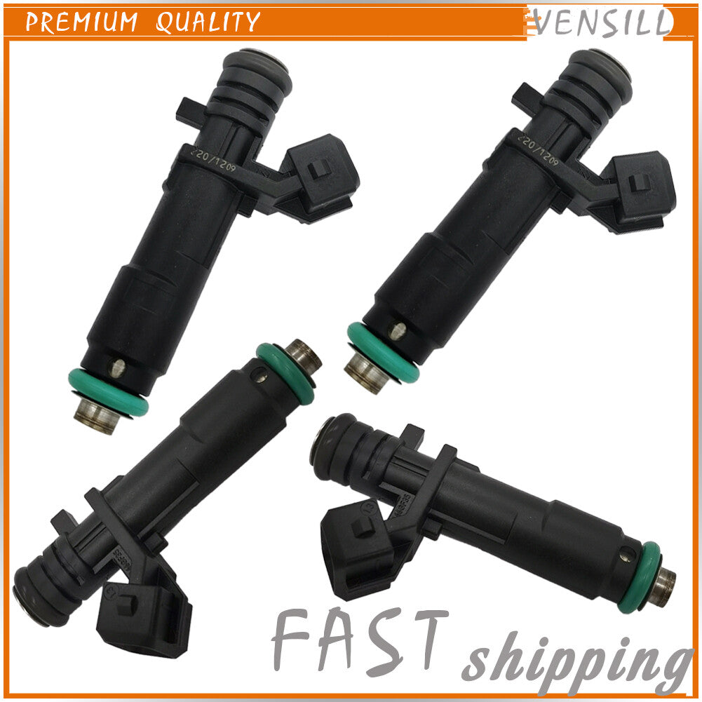 4X Fuel Injectors for Chevrolet Aveo Kalos Spark M300 T250 T255 1.2 LPG 96800843