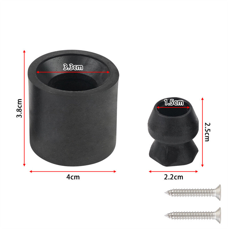 1 Set Trailer Door Holder Kit Low Profile Bumper Door Holder for Most RV Trailer