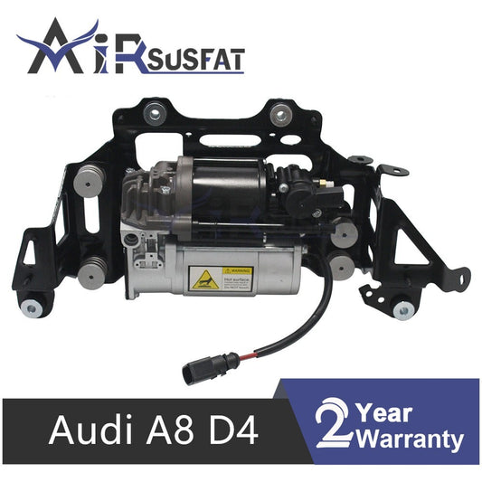 for Audi for A8 D4 4H for A8 Quattro 2011-2018 Air Suspension Compressor Pump w/Bracket