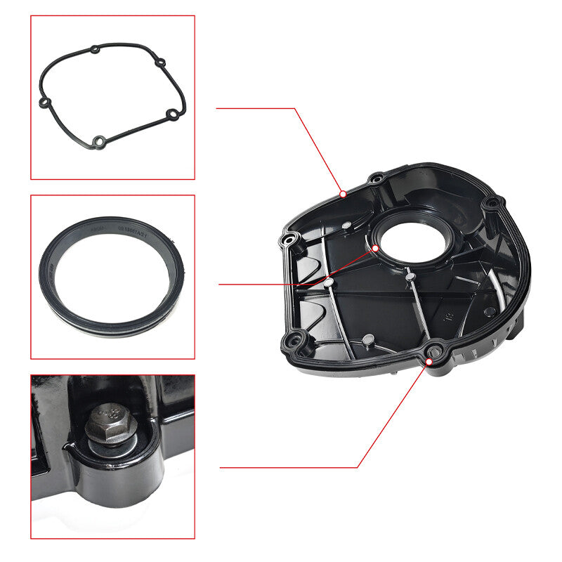 Aluminum Engine Upper Timing Chain Cover for VW for Jetta GLI for Golf CC for AUDI A4 A6
