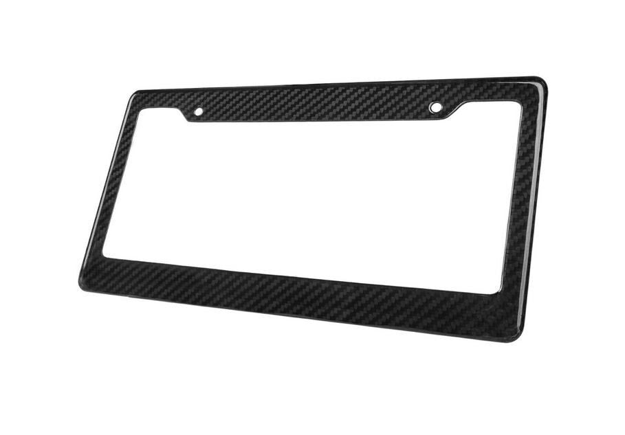Car license plate frame cover rear carbon fiber wide roof suitable for Toyota