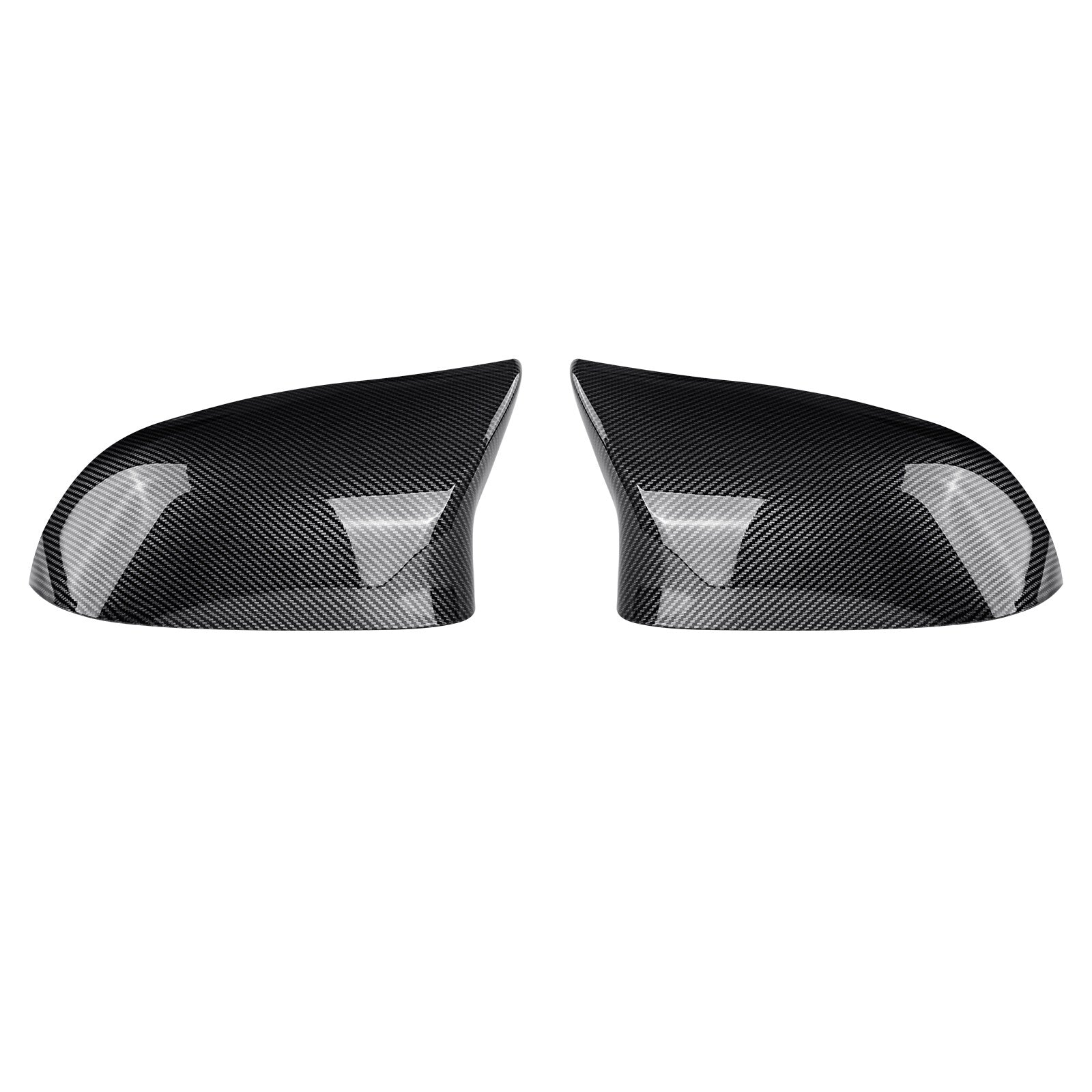 Two carbon fiber mirror protective covers, Model M, suitable for BMW X5 F15 X6 F16 28i 35i (2014-18)