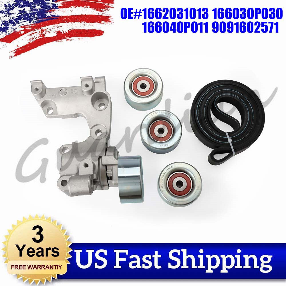Drive Belt Tensioner Idler Pulley Kit for Toyota Tacoma 4Runner FJ Cruiser
