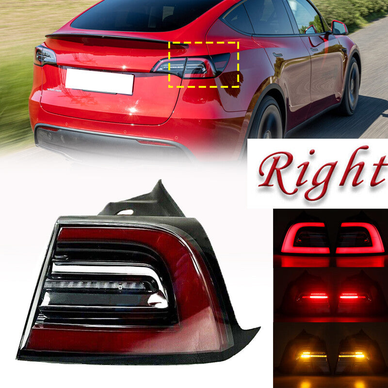 1Pcs for Tesla Model 3 Y 2017-2023 LED Tail Lamp Outer Rear Right Side Light