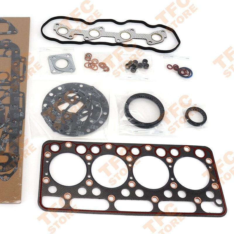 V1702 Kubota Overhaul Gasket Kit KH90 Bobcat 743 733 Excavator Engine