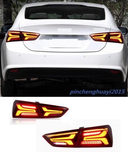 Left + Right LED taillights for Chevrolet Malibu 2016 - 2022 rear brake stop lights