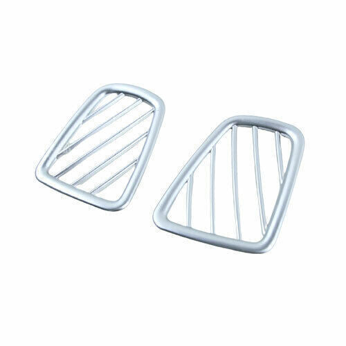 Instrument LR Air Outlet Vent Trim 2PCS for Kia Sportage 2017-2020 Matte Silver