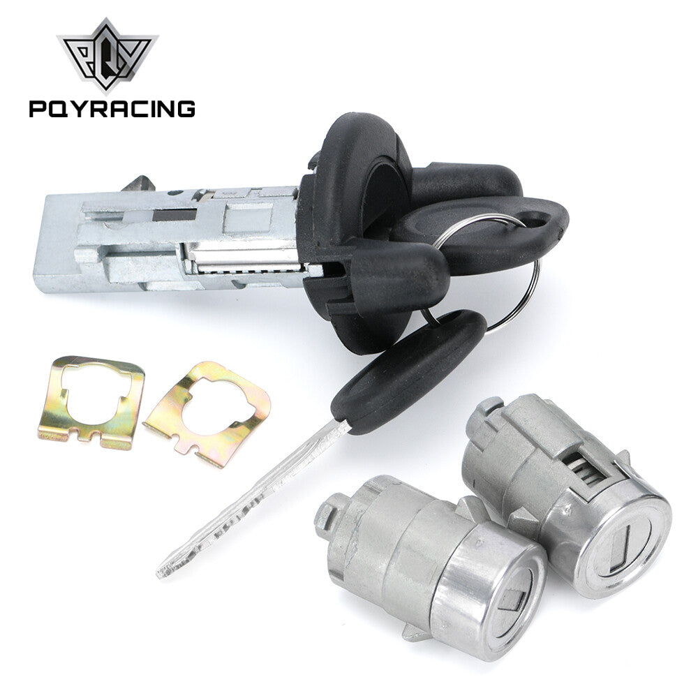 Ignition Switch Lock Cylinder Pair Front Door Lock Cylinder W/ Keys For GM for Chevy
