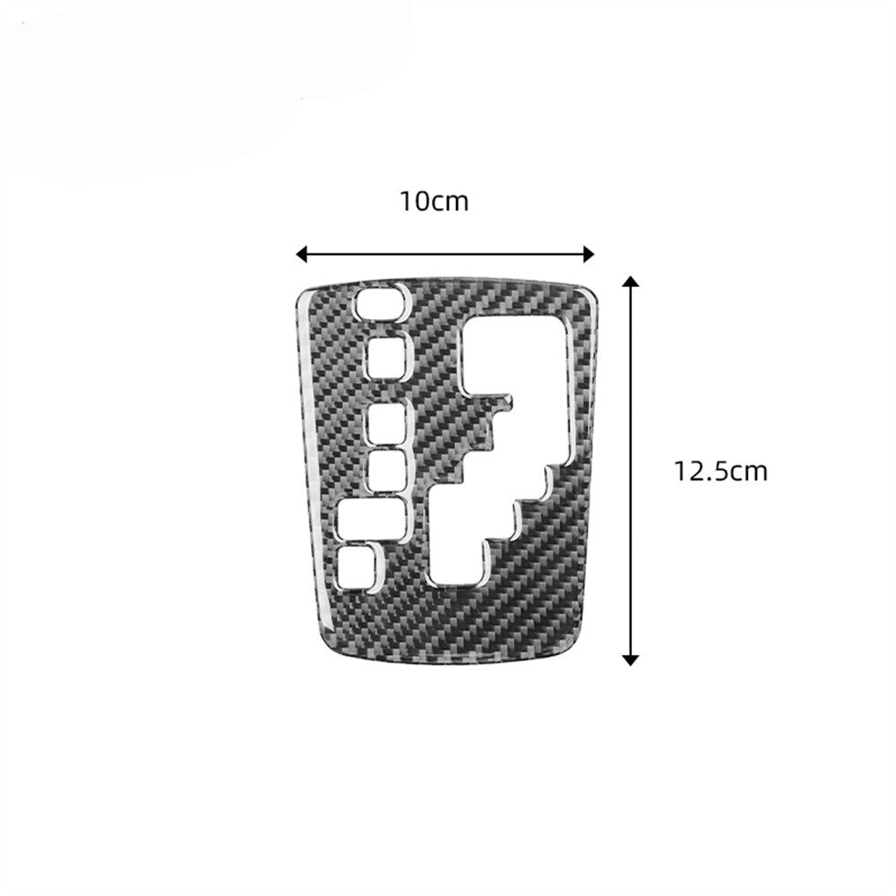 Carbon Fiber Gear Shift Panel Decorative Cover Trim for Toyota for Corolla 2006-2012