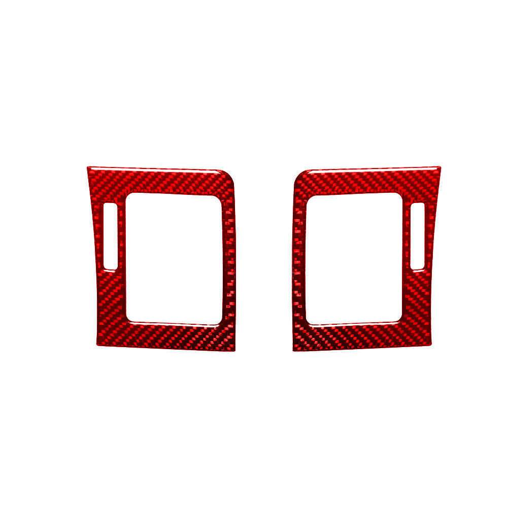 Red Carbon Fiber Side Air Vent Outlet Cover Trim for Lexus RX330 RX350 2004-2009